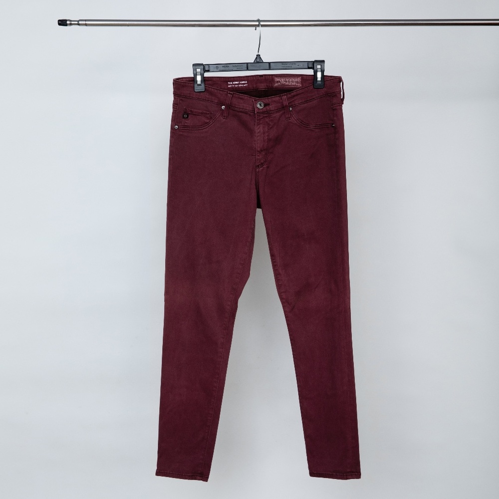 AG + Anthropologie Pants in a rose blush color